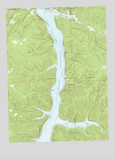Cornplanter Run, PA USGS Topographic Map