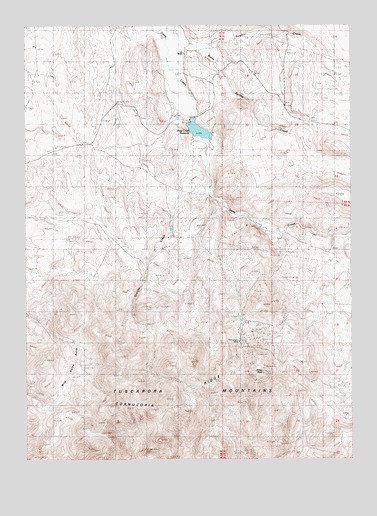 Cornucopia Ridge, NV USGS Topographic Map