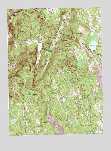 Cornwall, CT USGS Topographic Map