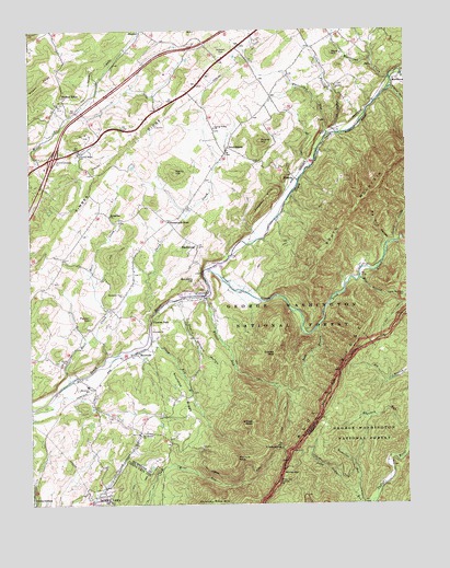 Cornwall, VA USGS Topographic Map
