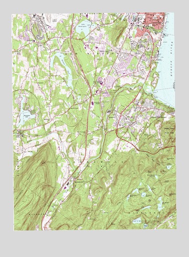 Cornwall-on-Hudson, NY USGS Topographic Map