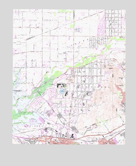 Corona North, CA USGS Topographic Map