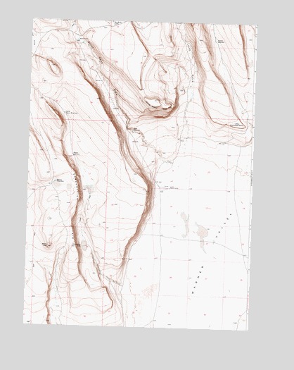 Corporation Rim, OR USGS Topographic Map