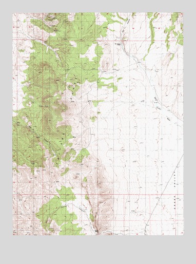 Corral Canyon, NV USGS Topographic Map