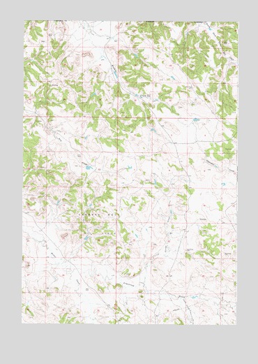 Corral Creek, WY USGS Topographic Map