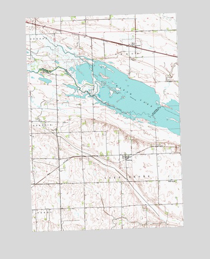 Correll, MN USGS Topographic Map