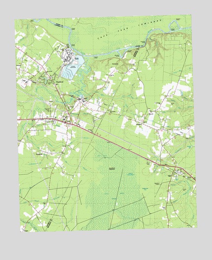 Acme, NC USGS Topographic Map