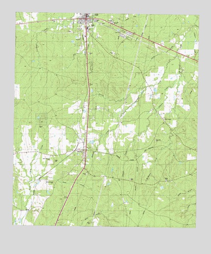 Corrigan, TX USGS Topographic Map