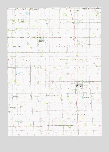 Corsica, SD USGS Topographic Map
