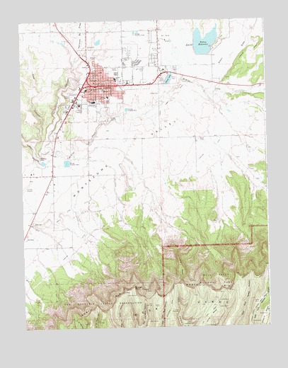 Cortez, CO USGS Topographic Map