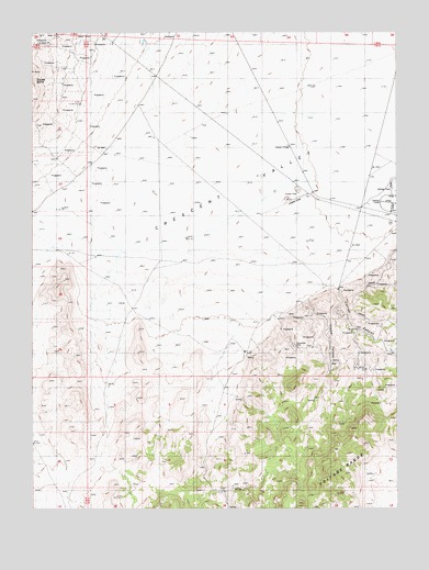 Cortez Canyon, NV USGS Topographic Map