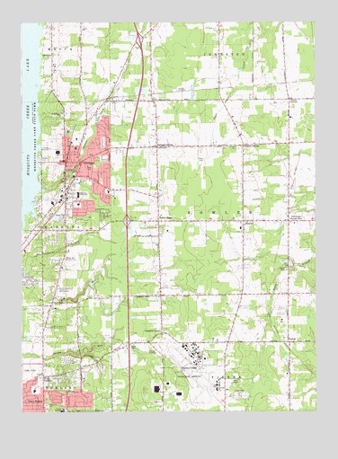 Cortland, OH USGS Topographic Map