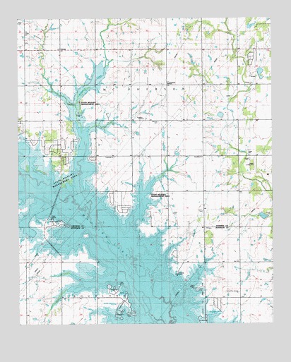 Corum, OK USGS Topographic Map