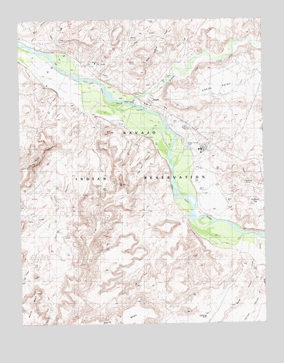 Aneth, UT USGS Topographic Map