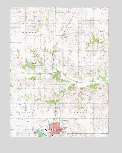 Corydon, IA USGS Topographic Map