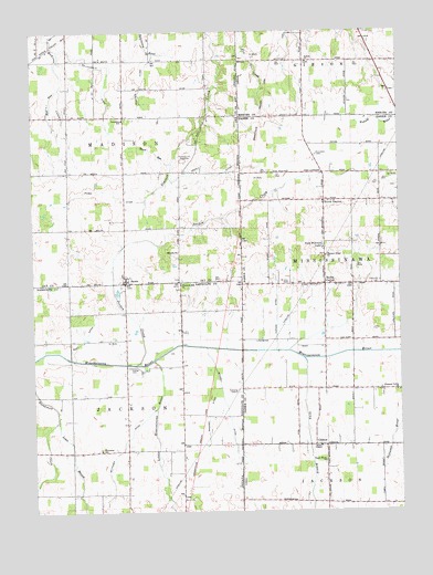 Cosmos, OH USGS Topographic Map