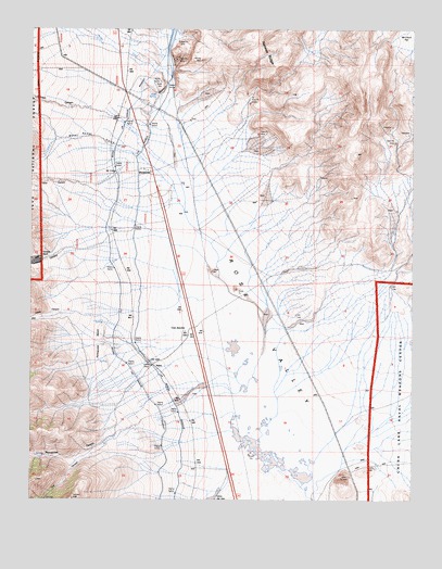 Coso Junction, CA USGS Topographic Map