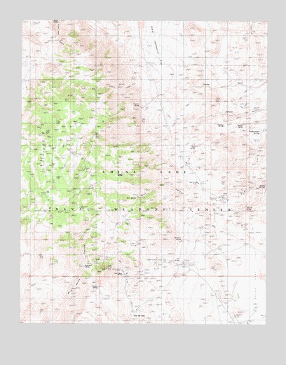 Coso Peak, CA USGS Topographic Map