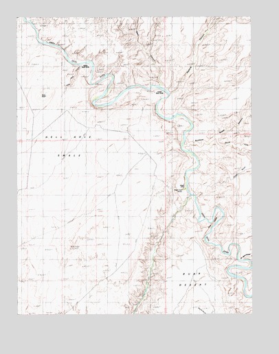 Angel Cove, UT USGS Topographic Map