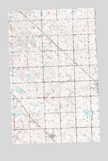 Coteau, ND USGS Topographic Map