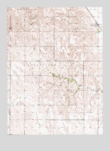 Cotesfield, NE USGS Topographic Map