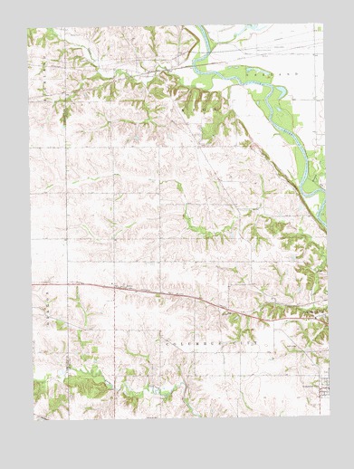 Cotter, IA USGS Topographic Map