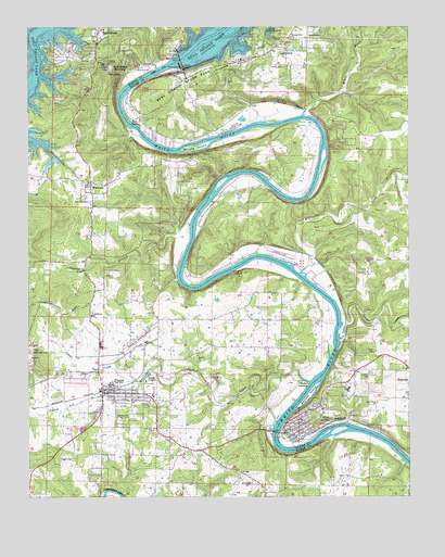 Cotter, AR USGS Topographic Map