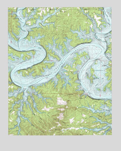 Cotter NW, AR USGS Topographic Map