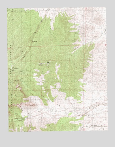 Angel Peak, NV USGS Topographic Map