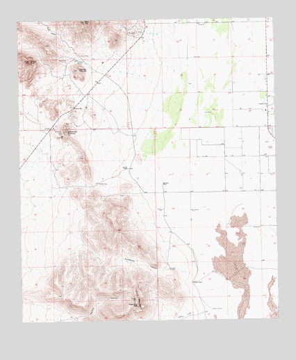 Cotton City, NM USGS Topographic Map