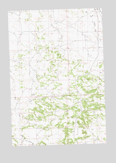Cotton Creek, MT USGS Topographic Map