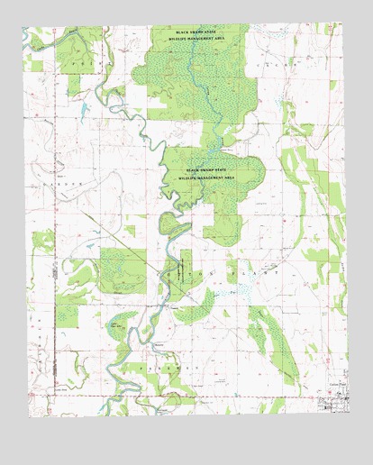 Cotton Plant, AR USGS Topographic Map