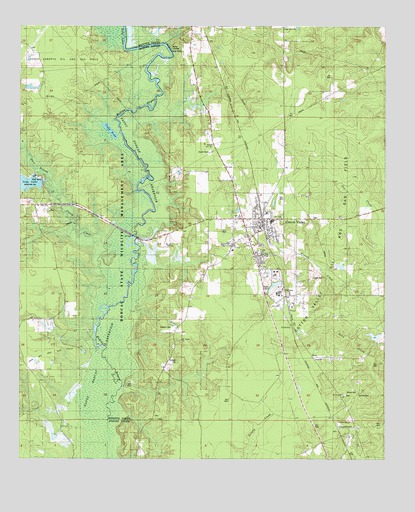 Cotton Valley, LA USGS Topographic Map