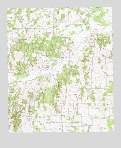 Cottondale, TX USGS Topographic Map