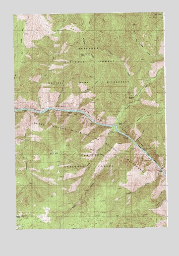 Cottontail Point, ID USGS Topographic Map