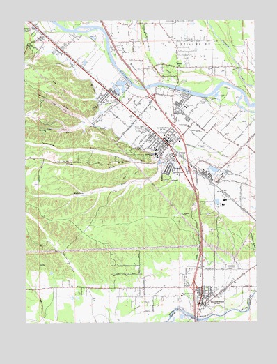 Cottonwood, CA USGS Topographic Map