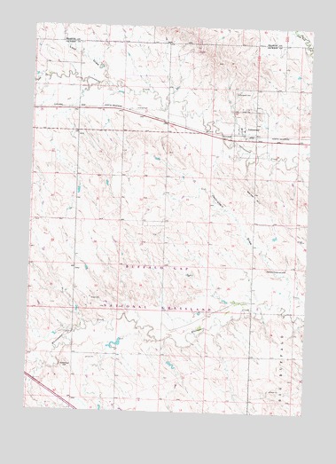 Cottonwood, SD USGS Topographic Map