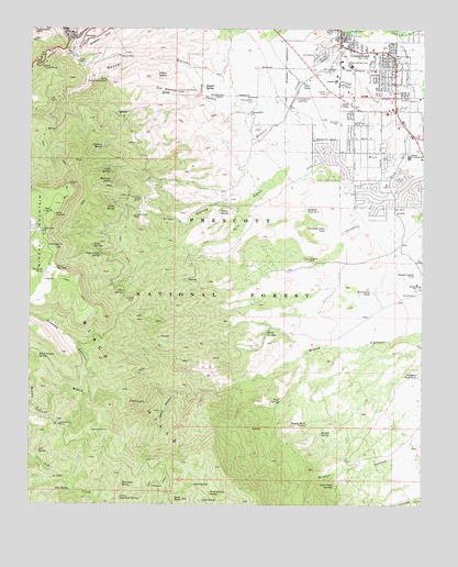 Cottonwood, AZ USGS Topographic Map