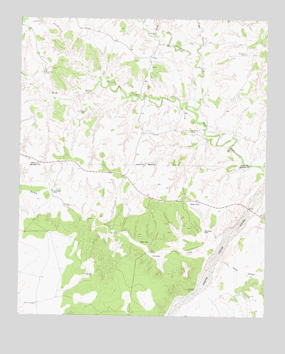 Cottonwood Camp, TX USGS Topographic Map