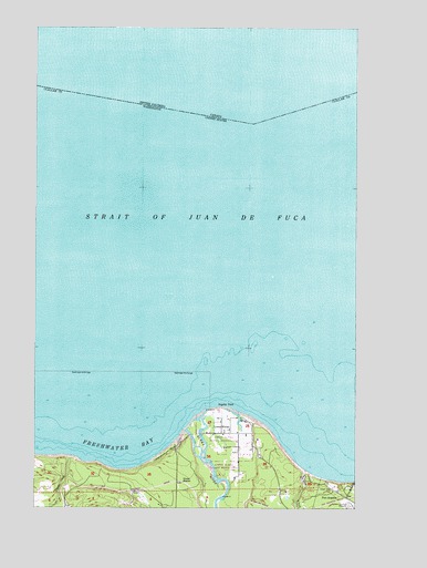Angeles Point, WA USGS Topographic Map