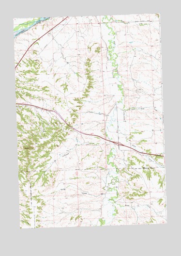 Cottonwood Creek, MT USGS Topographic Map