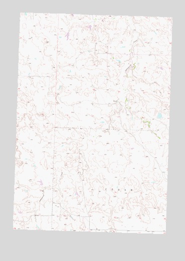 Cottonwood Creek SE, SD USGS Topographic Map