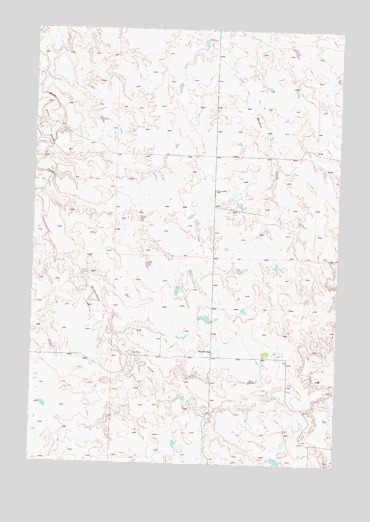 Cottonwood Creek SW, SD USGS Topographic Map