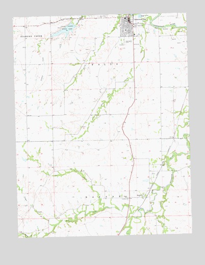 Cottonwood Falls, KS USGS Topographic Map