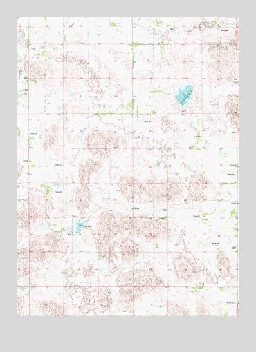 Cottonwood Lake, NE USGS Topographic Map