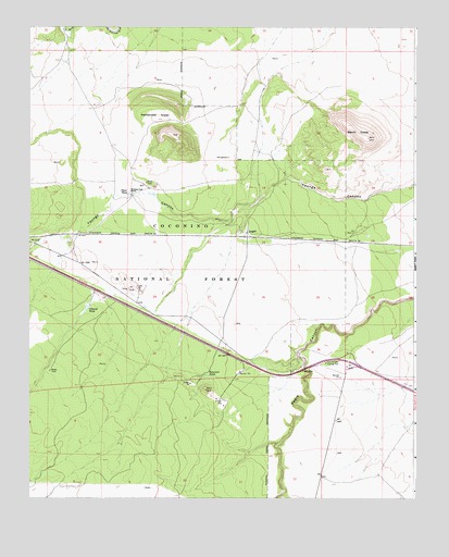 Angell, AZ USGS Topographic Map