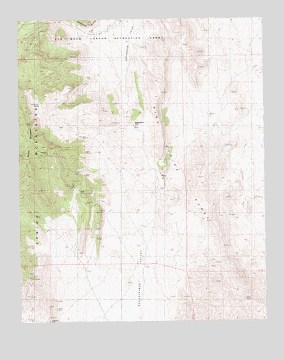 Cottonwood Pass, NV USGS Topographic Map