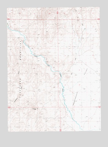 Cottonwood Peak, NV USGS Topographic Map