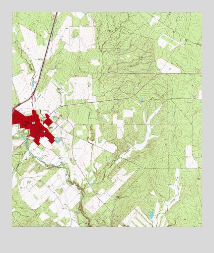 Cotulla, TX USGS Topographic Map