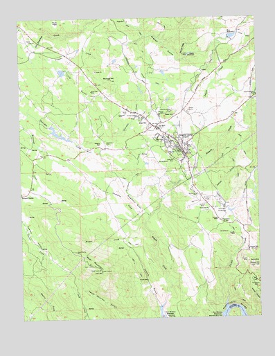 Angels Camp, CA USGS Topographic Map